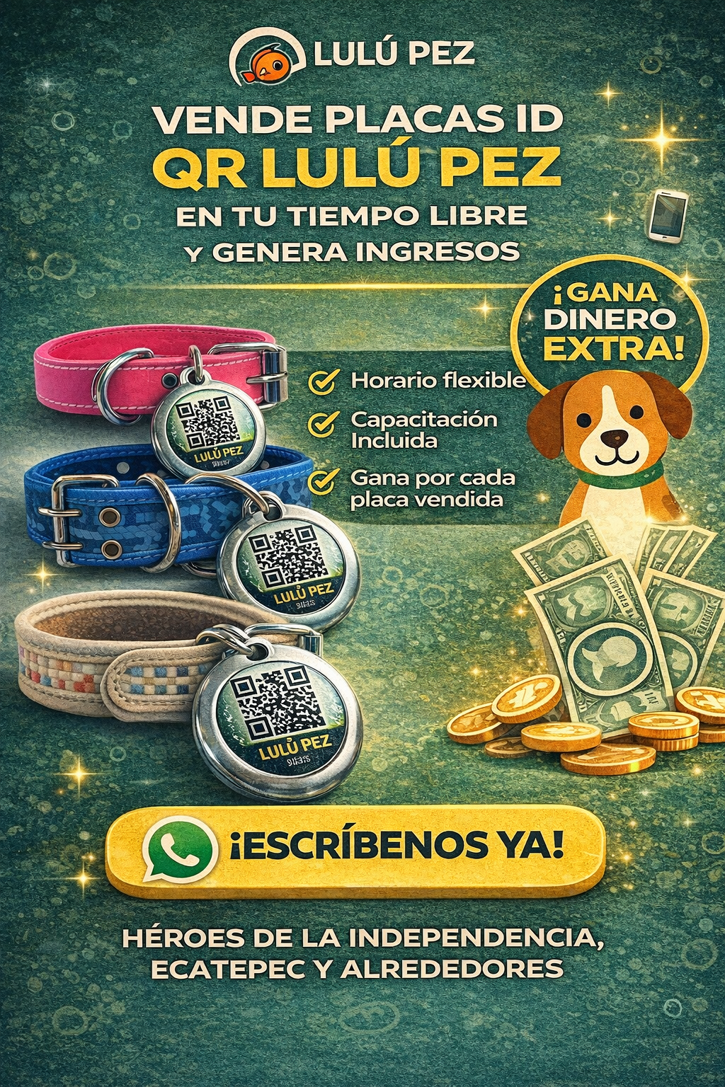 gana comisiones vendiendo nuestros productos desde tu telefono.