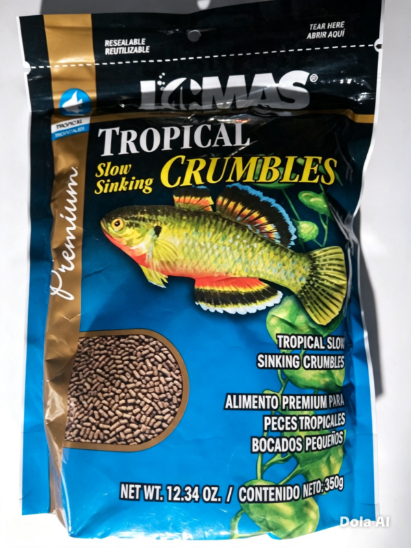 lulu pez alimentos acuario 02 LOMAS Tropical Crumbles Hundimiento Lento 350 g