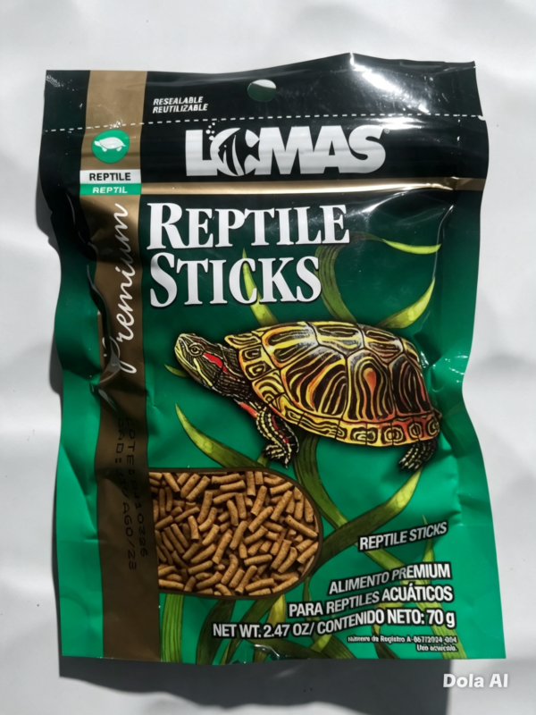 lulu pez alimentos acuario 06 LOMAS Reptile Sticks 300 g