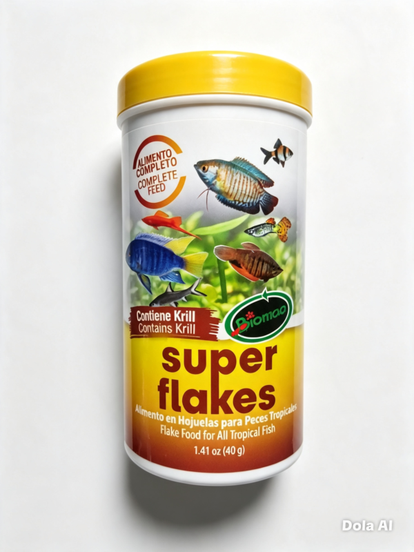 lulu pez alimentos acuario 10 KIMAS Super Flakes 40 g