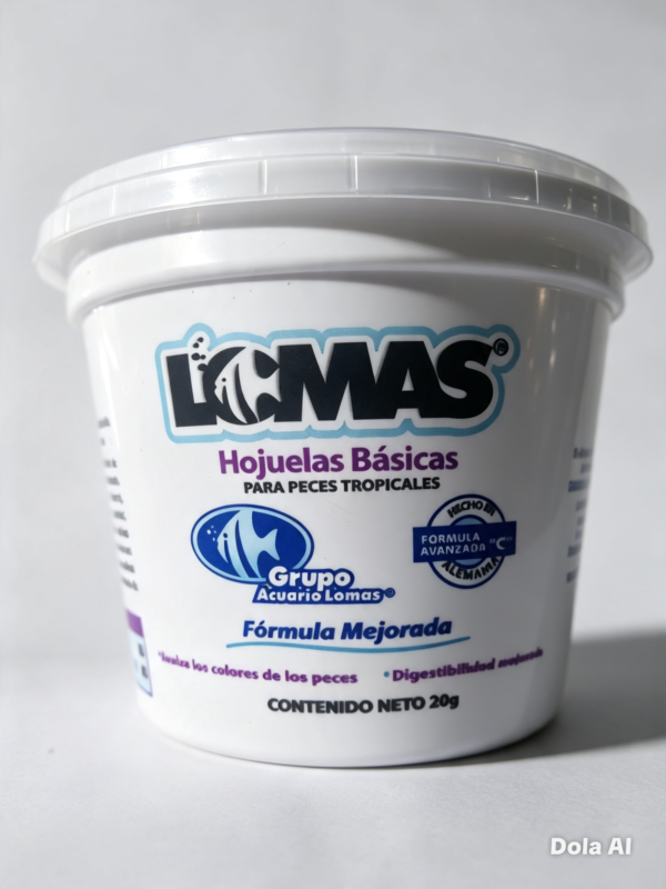 lulu pez alimentos acuario 11 LOMAS Hojuelas Básicas Fórmula C 20 g